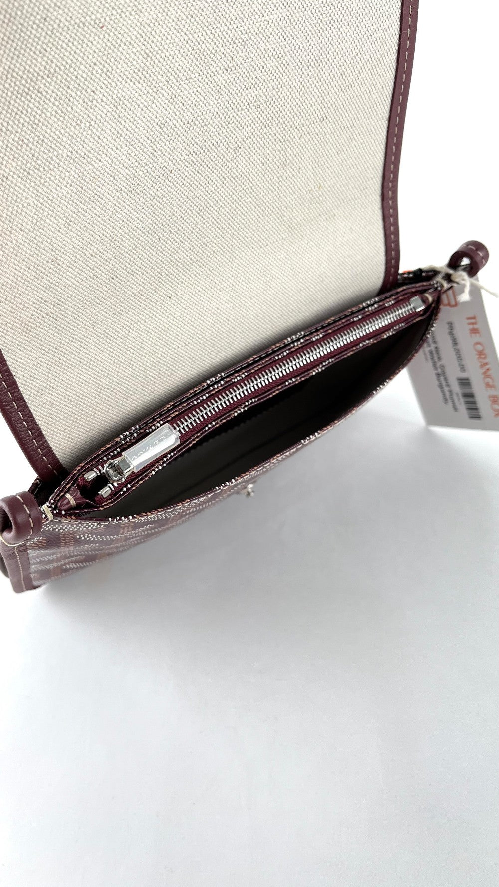 Brand New. Goyard Plumet Pocket Wallet Burgundy. ADM020262|4893