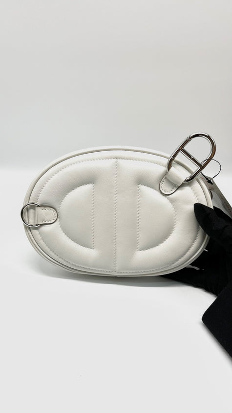 Brand New. Hermes Loop Beltbag Blanc. BAM002UH|11740
