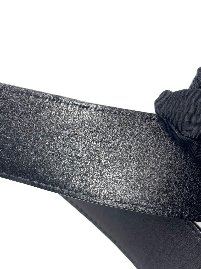 Preowned. LV Belt Graphite 85cm|6764