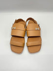 Brand New. Hermes Giacomo Sandals Gold for Men. 42|9170