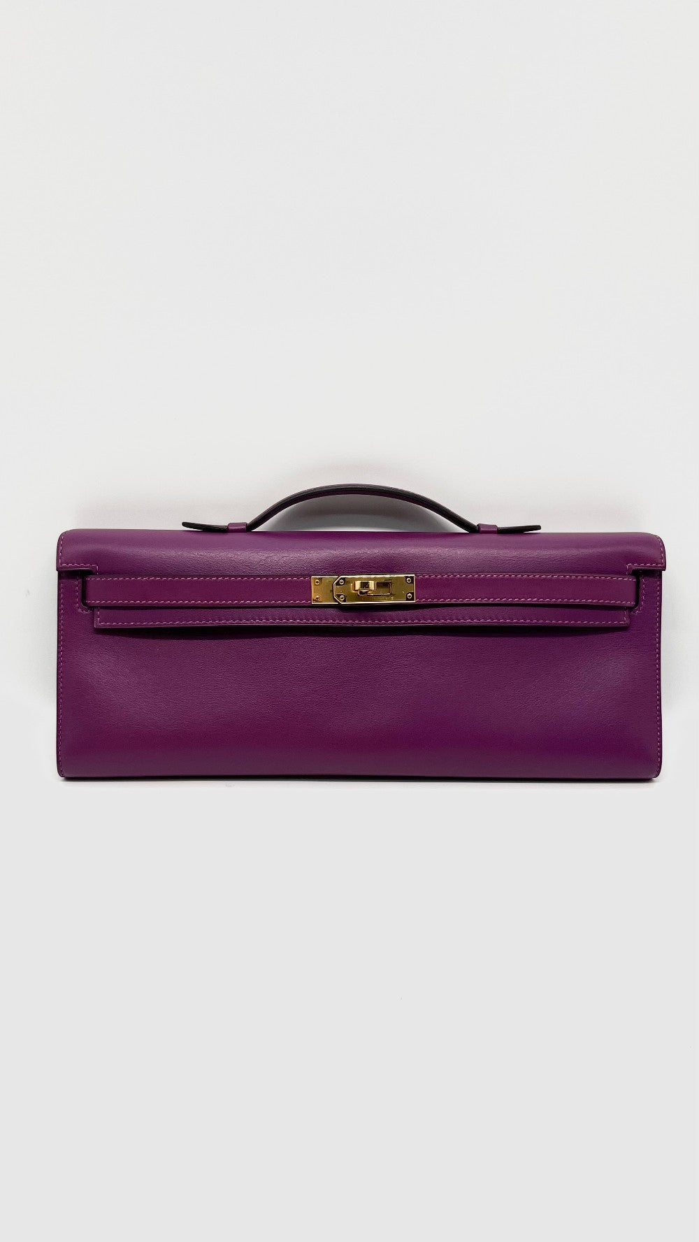 Preowned. Hermes Kelly Cut Anemone Swift GHW. DST006HP|14316