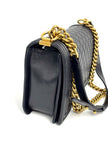 Preowned. Chanel Leboy New Medium Lambskin Black GHW. 21698415|8168