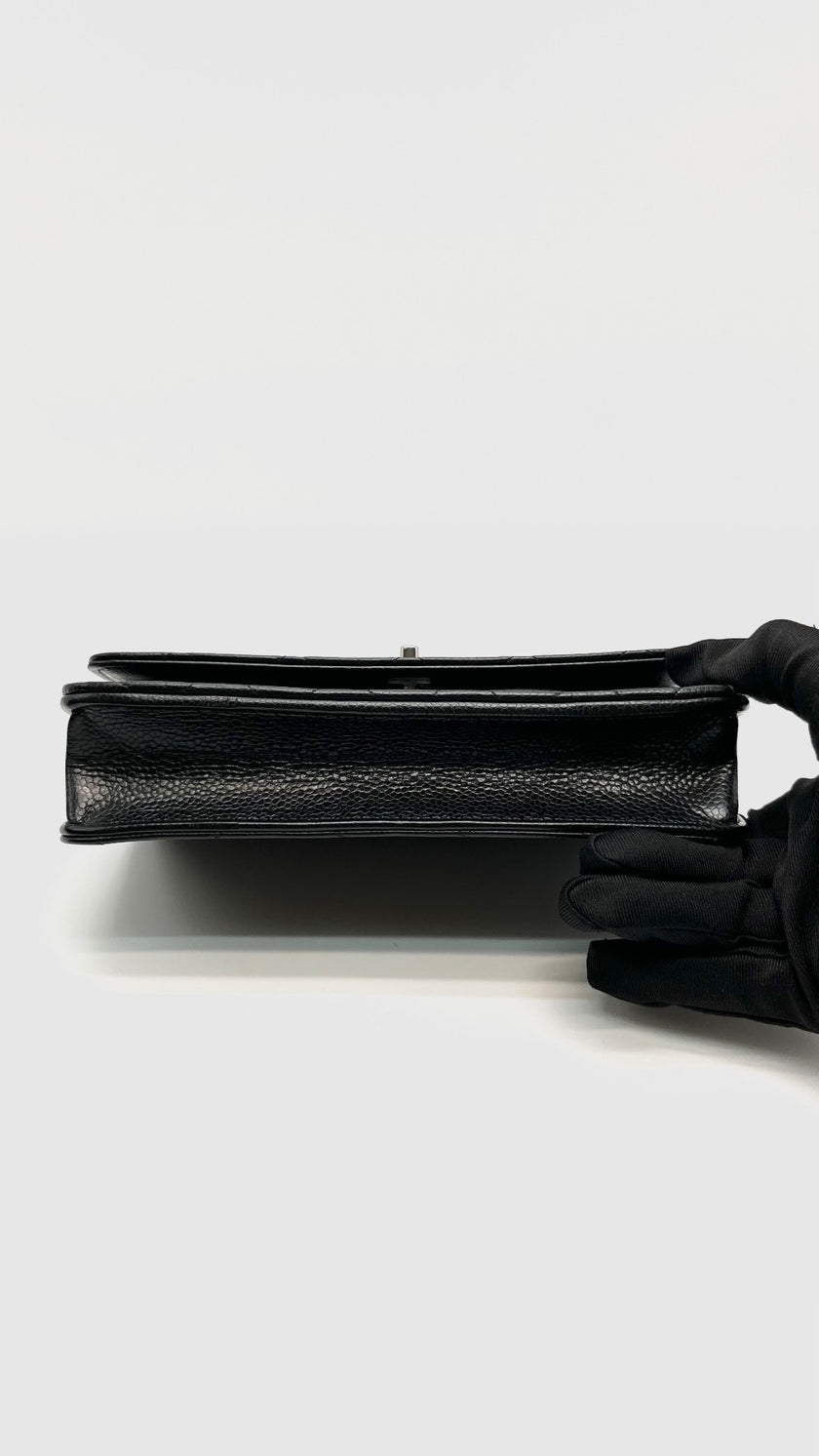 Brand New. Chanel WOC Black Caviar SHW. PLELN41J|16458