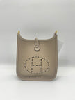 Unused. Hermes Evelyne TPM Etoupe Clemence GHW. WMN004KD|9065