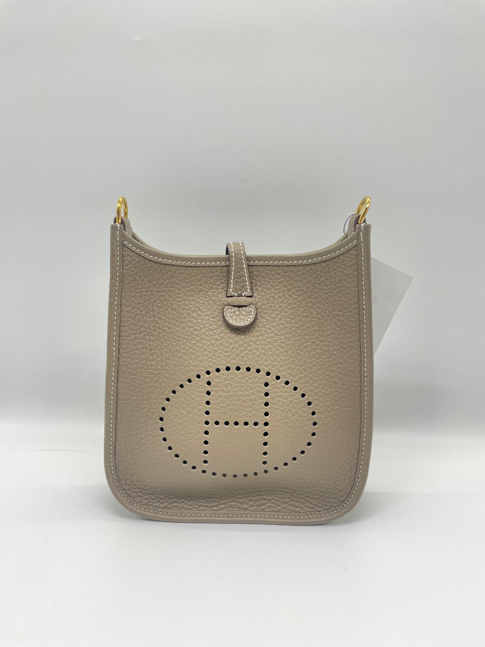 Unused. Hermes Evelyne TPM Etoupe Clemence GHW. WMN004KD|9065