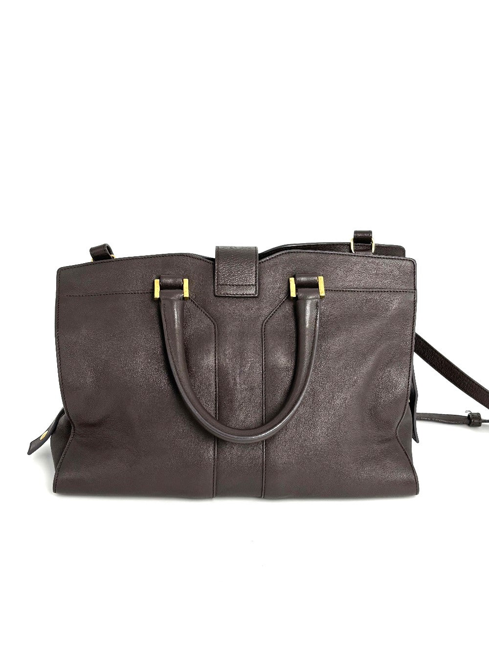 Preowned. YSL Cabas Gray|12494