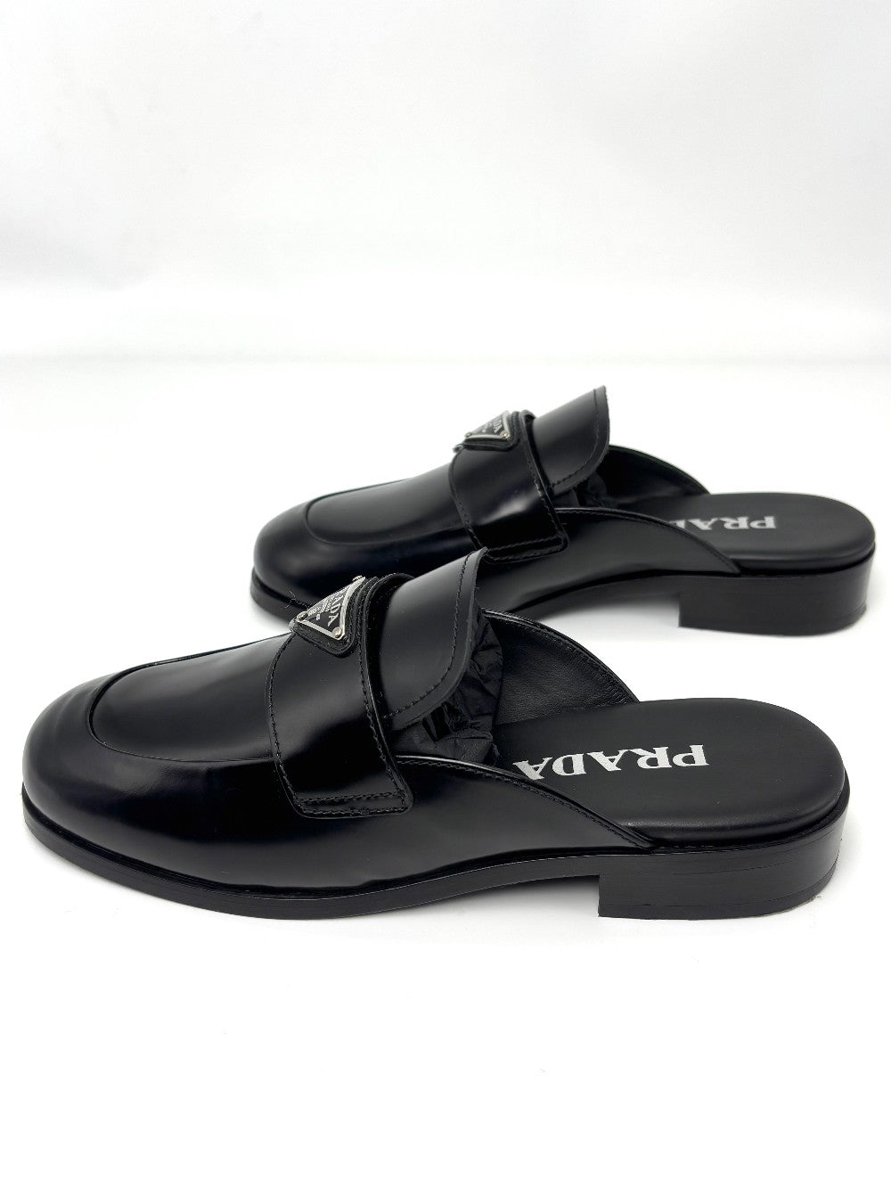 Preowned. Prada Calzature Donna Mules Black. 35.5|6441