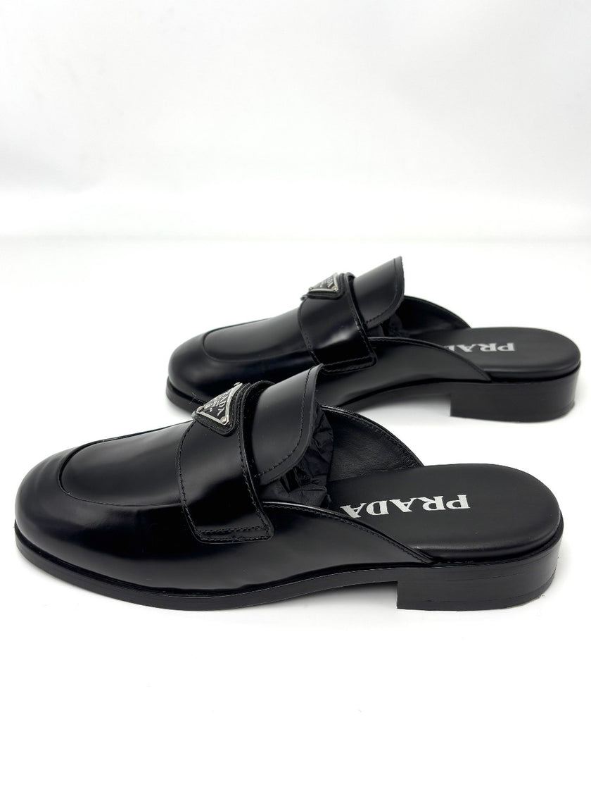 Preowned. Prada Calzature Donna Mules Black. 35.5|6441