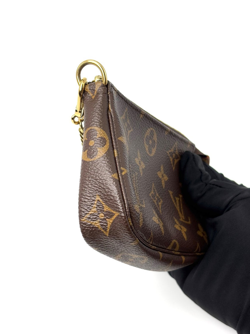 Preowned. LV Mini Pochette Mono. SF4291|6655