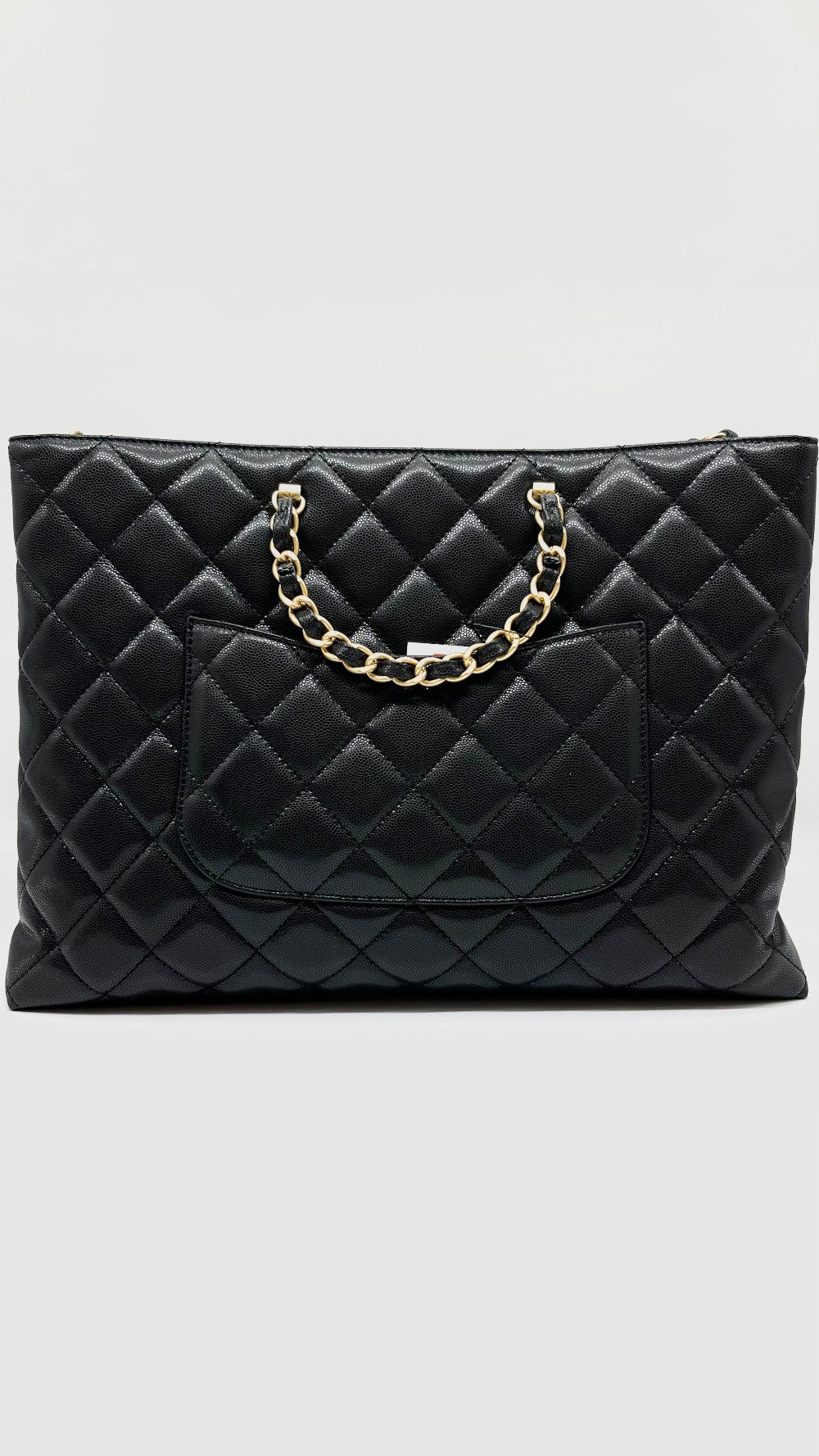 Brand New. Chanel CC Large Shopping Bag Black Caviar GHW. NH508L81|5340