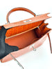 Preowned. Hermes Kelly 28 Alligator Orange. H02509|3436