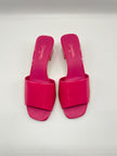 Brand New. Chanel Mules Block Heel Patent Pink. 37|9175