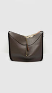 Preowned. Loewe Hammock Small Bicolor Dark Brown/Camel|16093