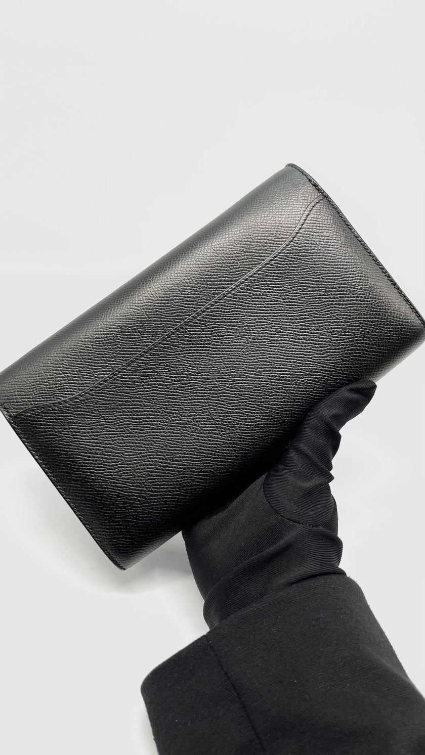 Like New. Hermes Constance To Go Epsom Black GHW. UNN001MC|13884