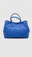 Preowned. Hermes GPT 36 Blue Hydra Clemence PHW. Square PQN1|13896