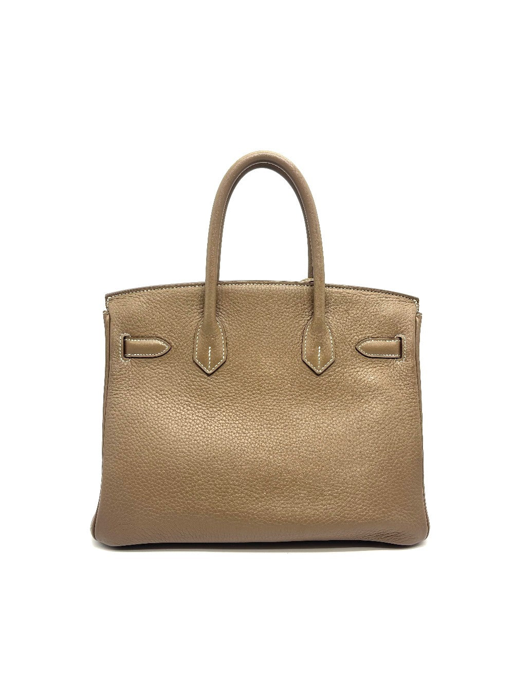 Preowned. Birkin 30 Etoupe Clemence PHW. NB28|17480