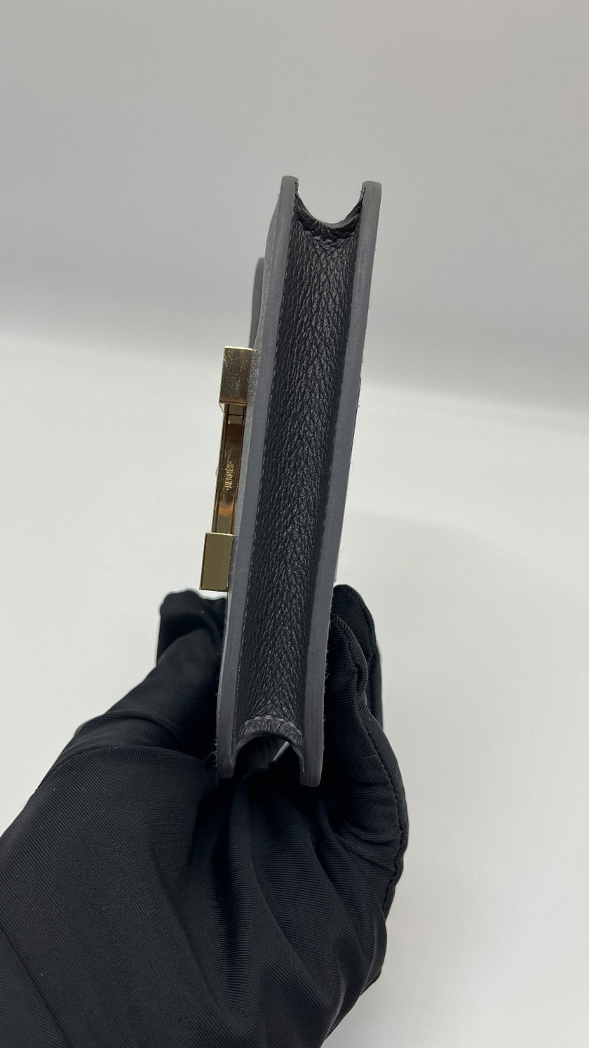 Brand New. Hermes Constance Slim Ardoise Evercolor GHW. KAK004MM|5411