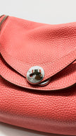 Preowned. Hermes Lindy 26 Rose Jaipur Togo PHW. XPY001BY|10486