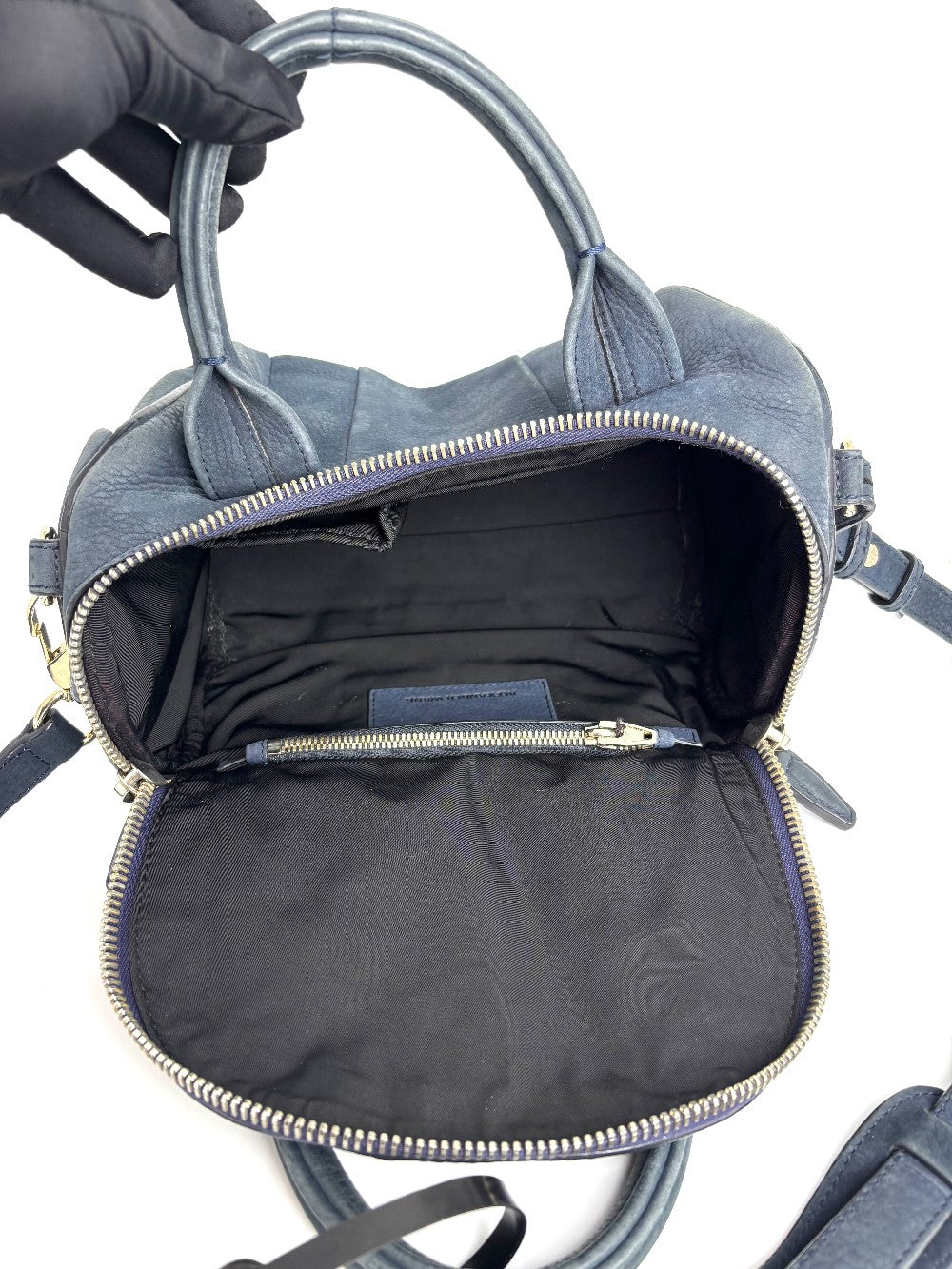 Preowned. Alexander Wang Small Navy Blue|13262