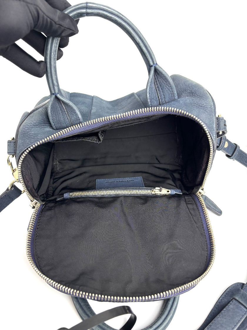 Preowned. Alexander Wang Small Navy Blue|13262