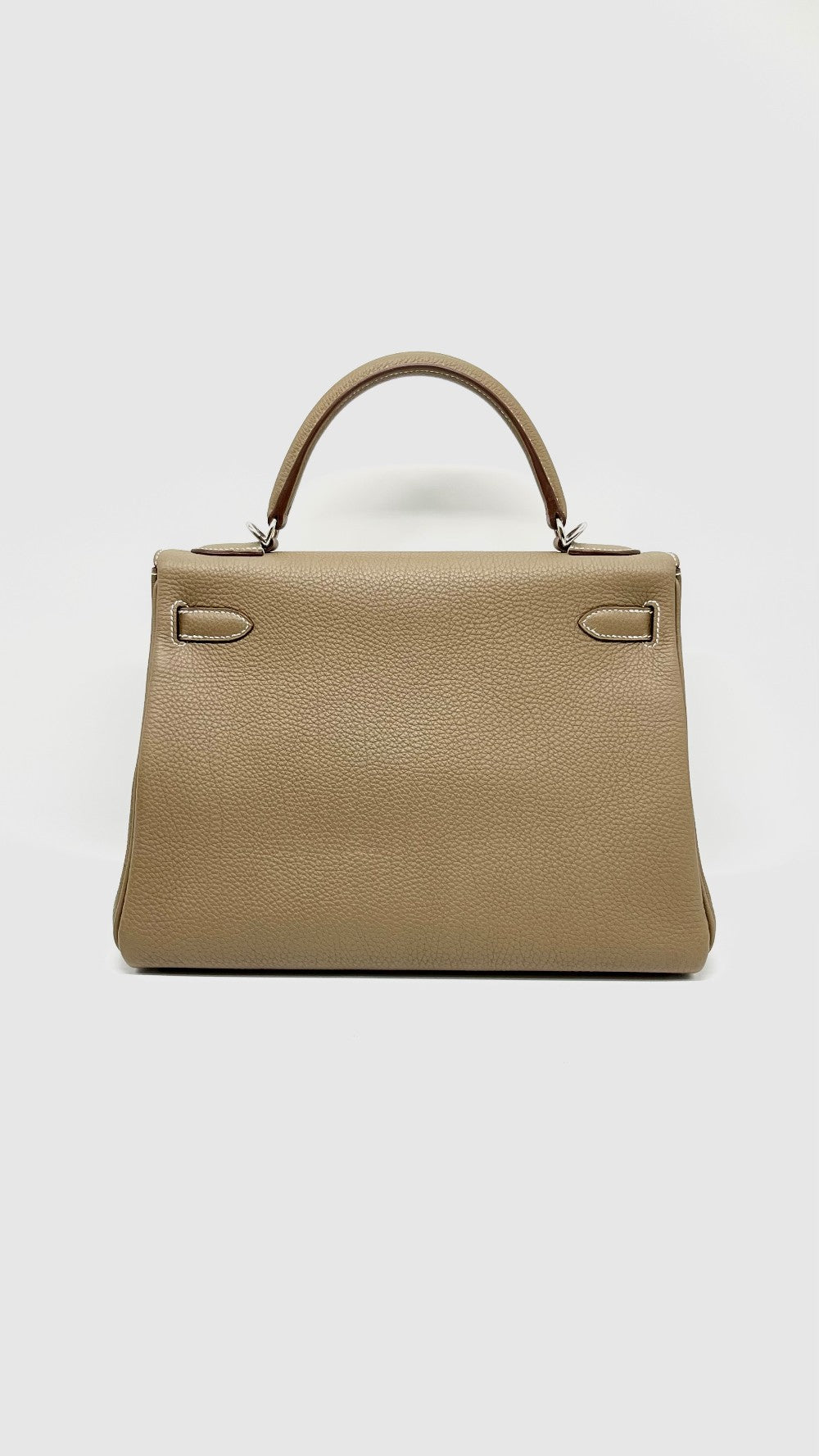 Preowned. Hermes Kelly 32 Etoupe Togo PHW. RM144|13070