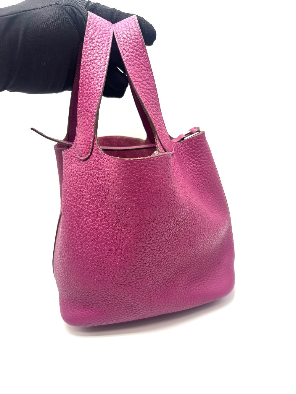 Preowned. Hermes Picotin 18 Tosca Clemence PHW. O Square AR|17831