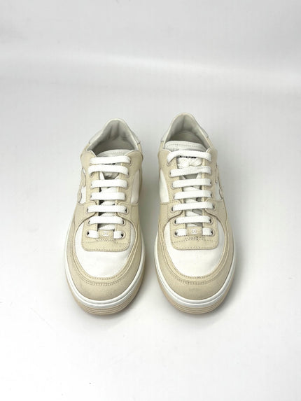 Brand New. Chanel Sneakers Beige/White. 37.5|7606