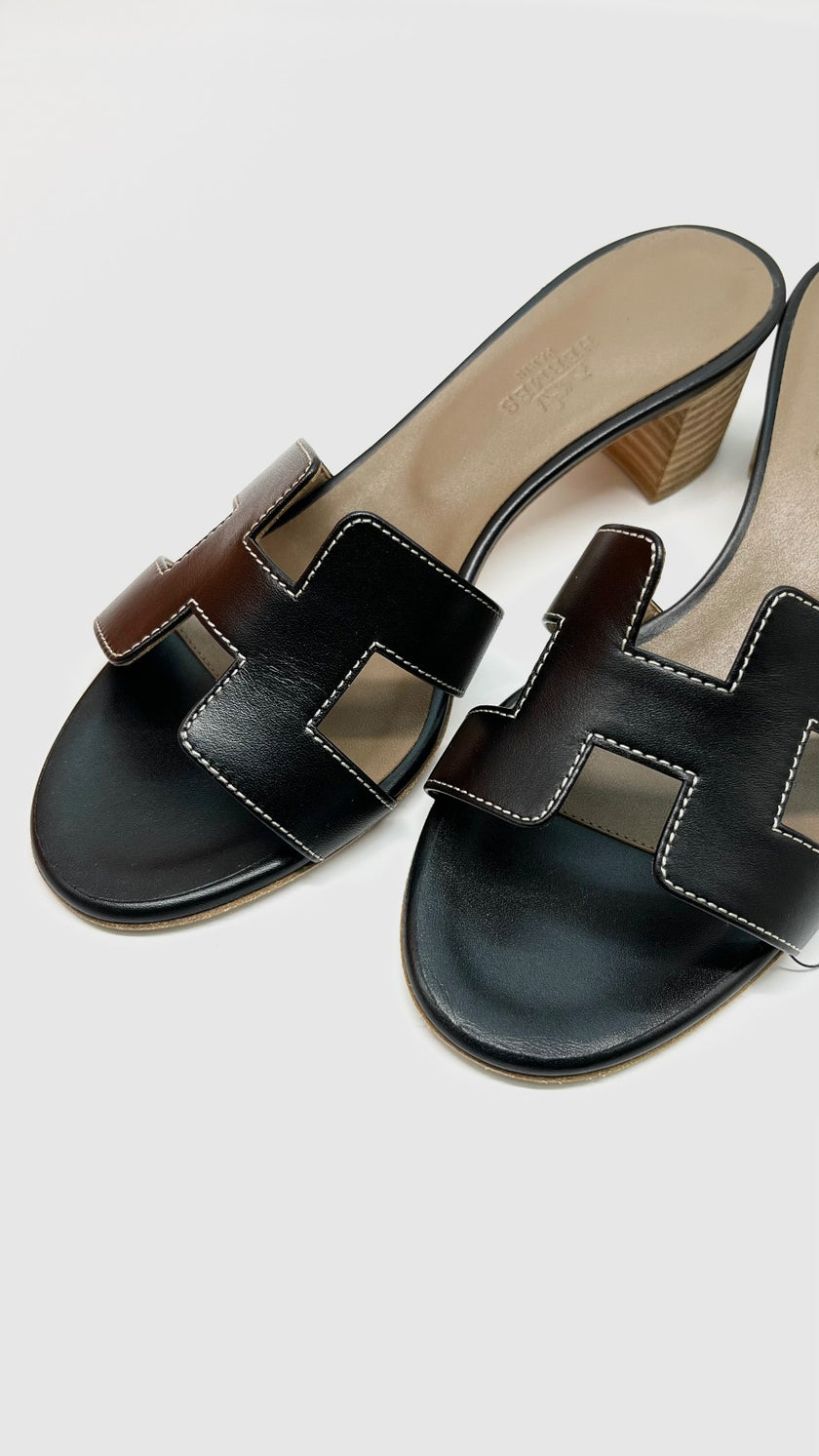 Brand New. Hermes Oasis Black. 37|6821