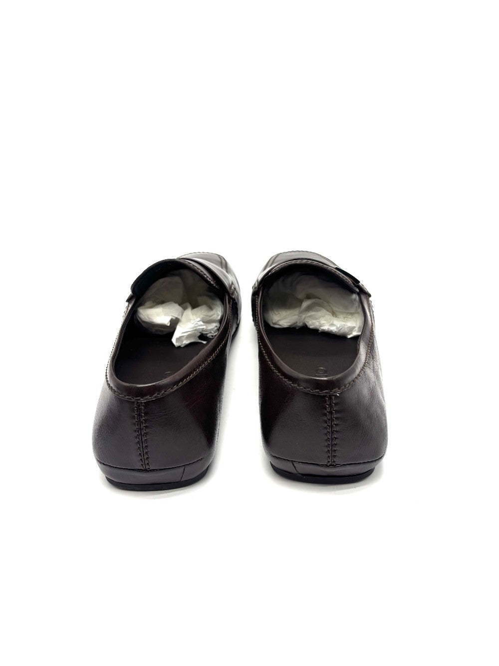Unused. Ferragamo Gancini Loafers Brown. 7 EEE|17419