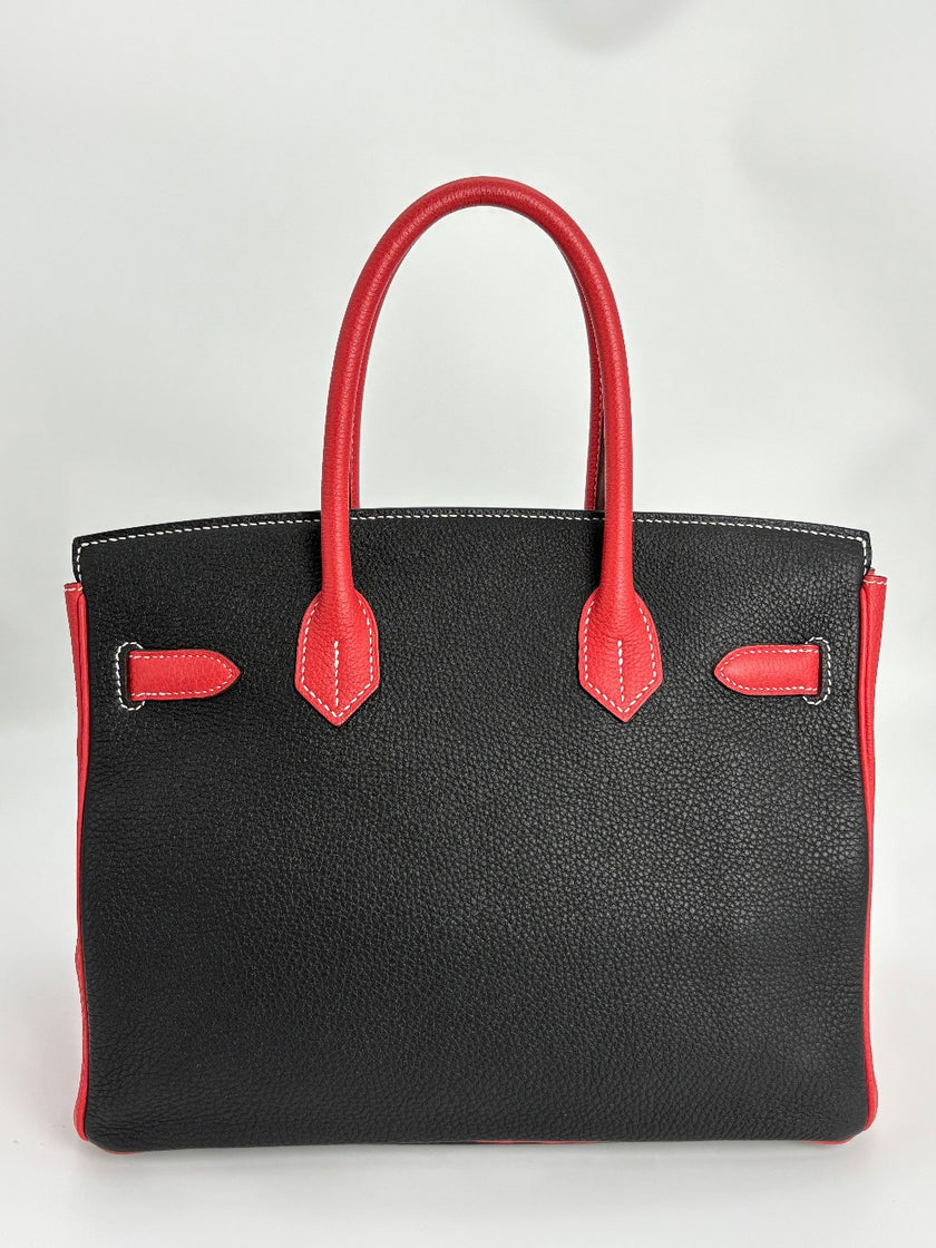 Preowned. Hermes Birkin 30 HSS Black/Jaipur. TGA002GW|3463