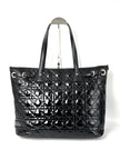[SALE] Preowned. Dior Panarea Cannage Tote Patent SHW. 01BO0190|11176
