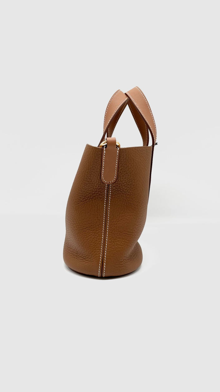Brand New. Hermes In The Loop 18 Gold Clemence GHW. WFM003PM|5158