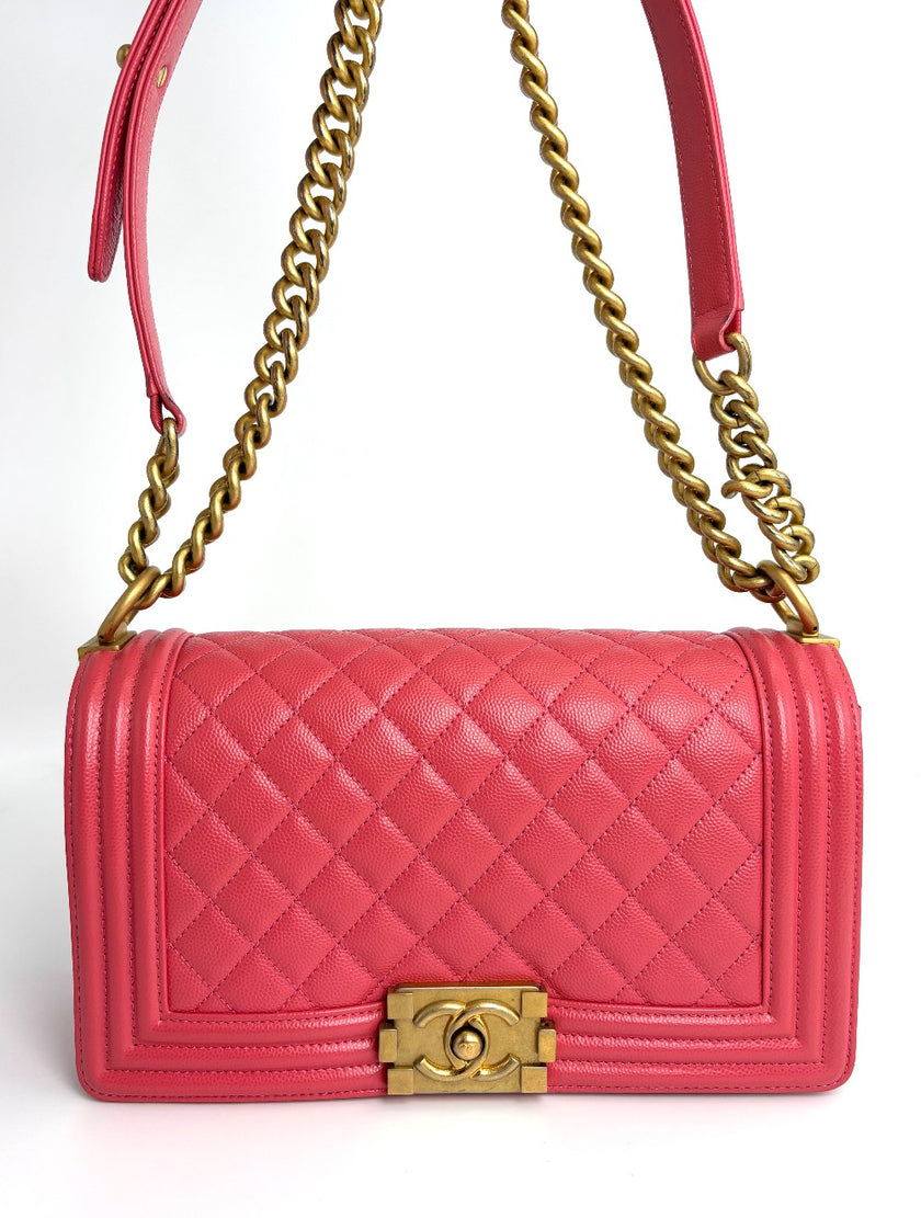 Preowned. Chanel Leboy Old Medium Pink. 25762971|4316