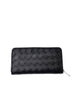 Brand New. Bottega Zip Around Long Wallet Black|7061
