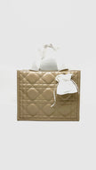 Unused. Dior Book Tote Small Calfskin Powder Beige GHW. 28MA0294|16635
