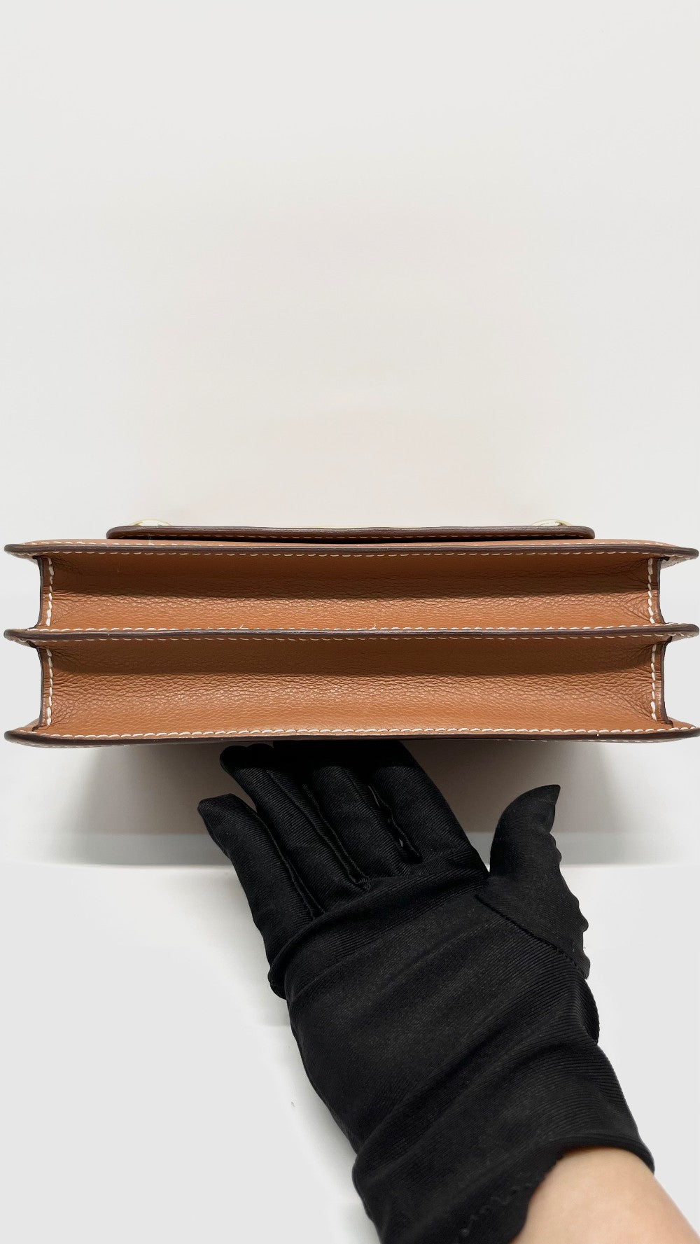 Preowned. Hermes Roulis 23 Gold Evercolor GHW. YHA009HC|14328