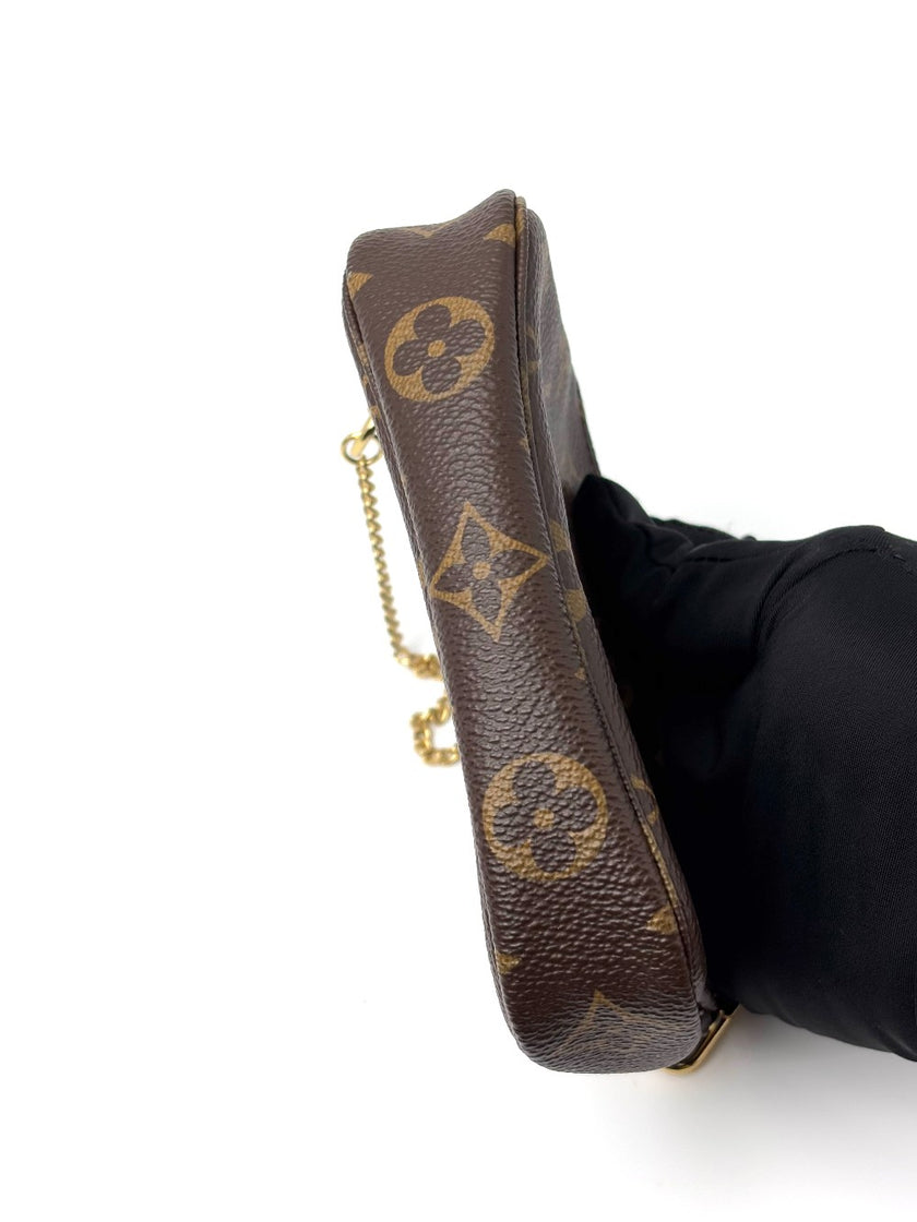 Preowned. LV Mini Pochette Mono. SF4291|6658