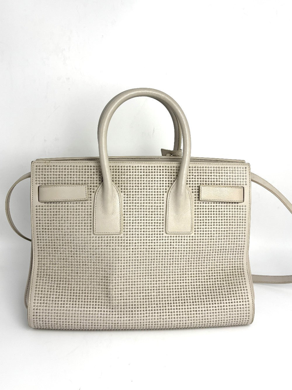 Preowned. YSL Sac de Jour Medium with Studs|11876