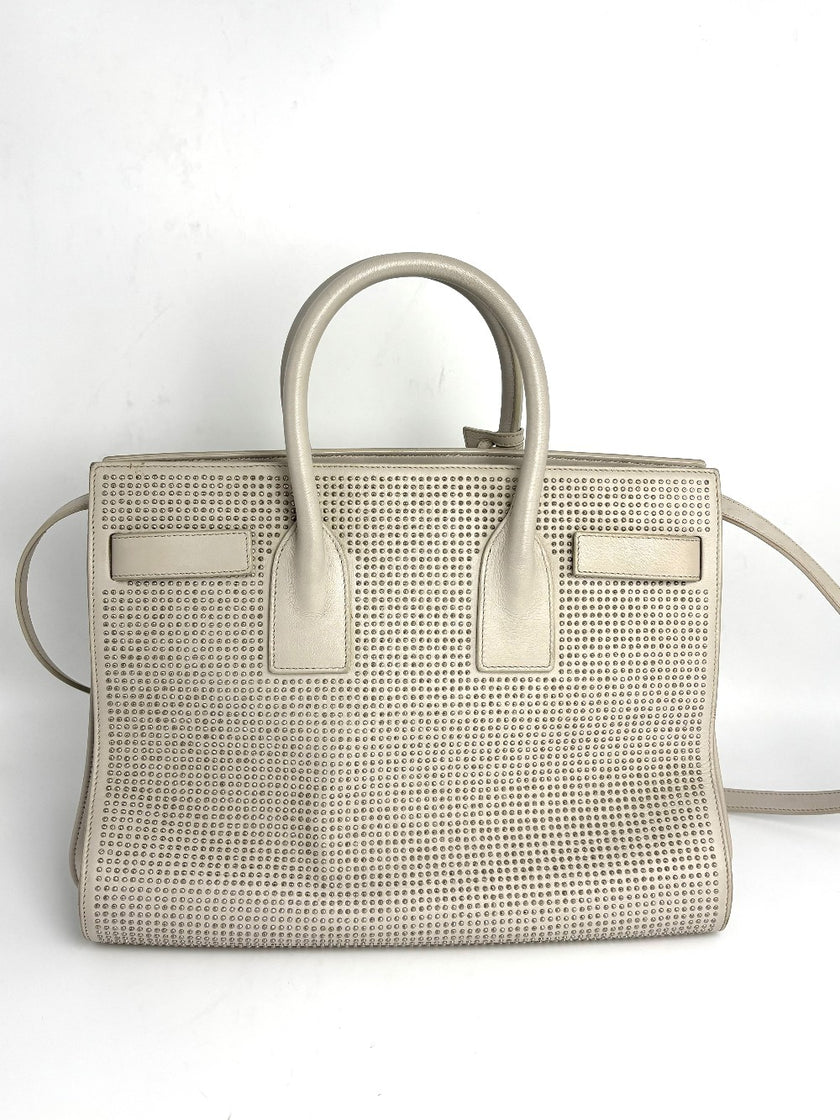 Preowned. YSL Sac de Jour Medium with Studs|11876