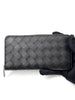Brand New. Bottega Zip Around Long Wallet Black|7064