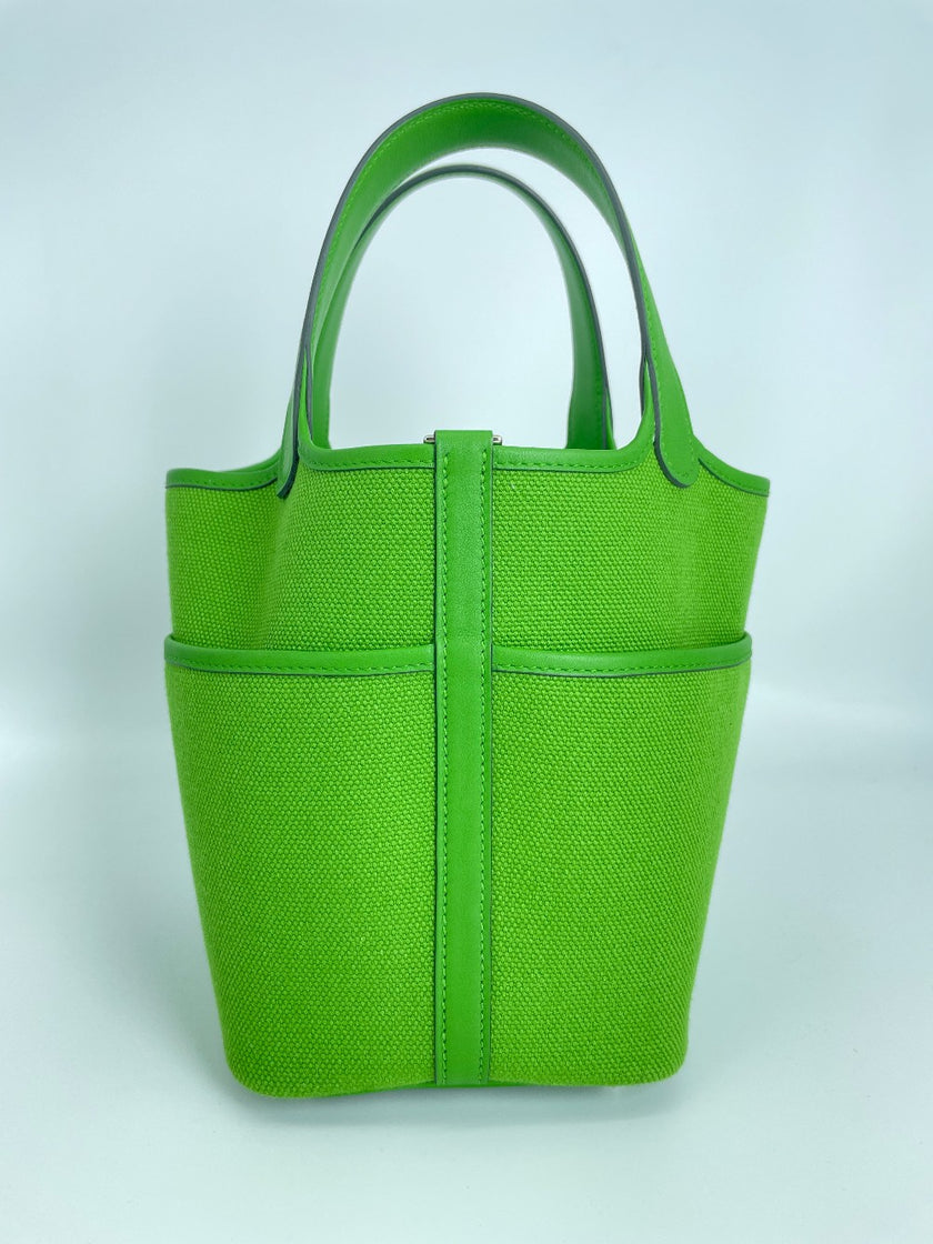Brand New. Hermes Picotin 18 Cargo Vert Yucca. BMI007IA|3671