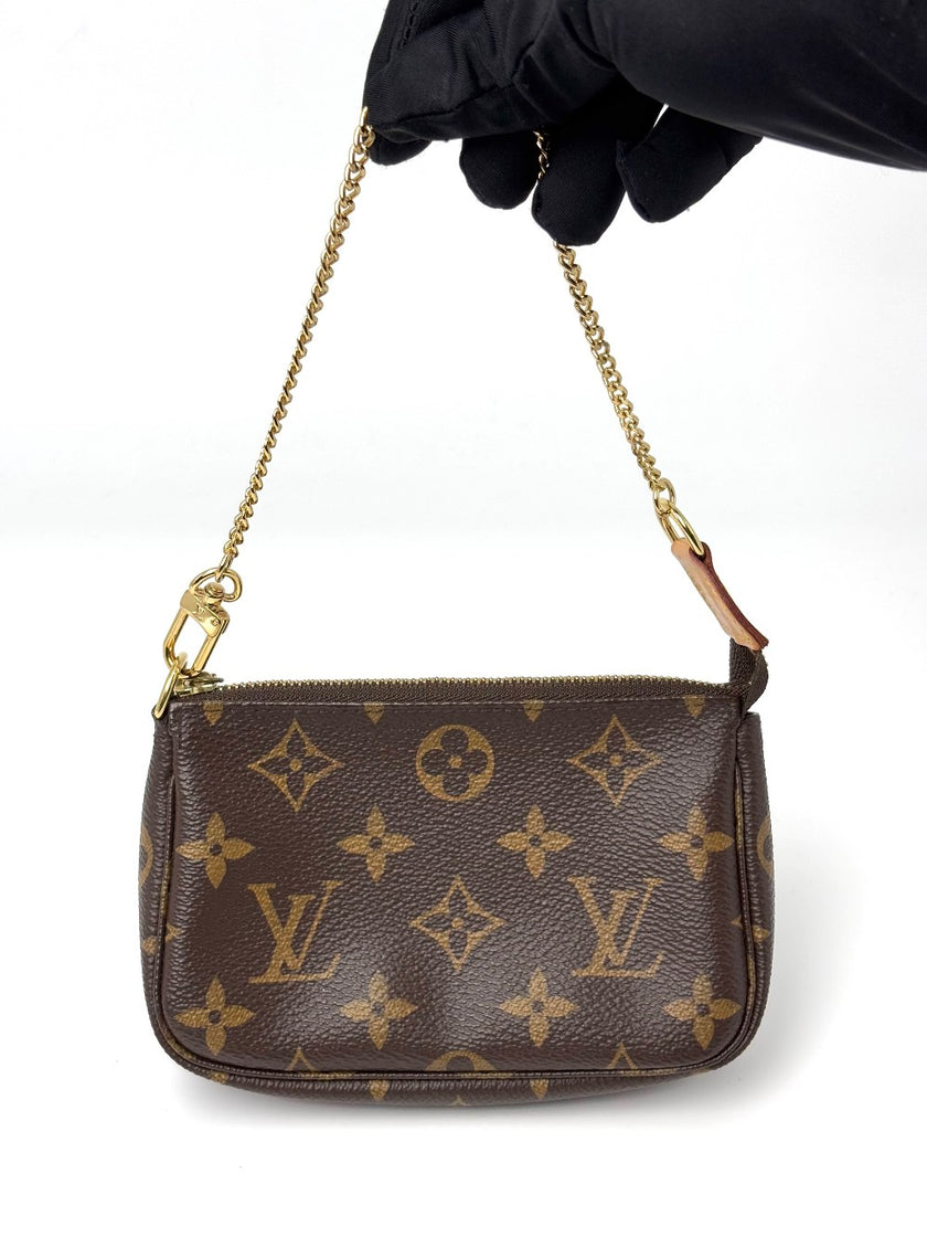 Preowned. LV Mini Pochette Mono. SF4291|6653