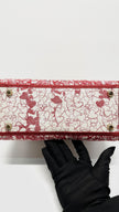 Preowned. Lady Dior Medium Royaume d'Amour Red Canvas. 50MA0261|13863