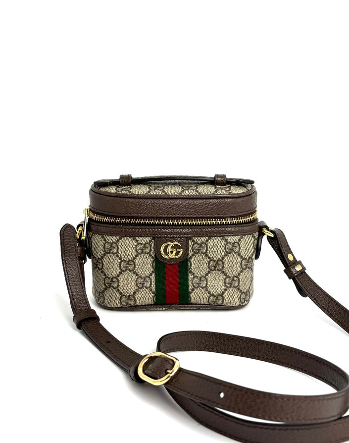 Preowned. Gucci Ophidia GG Supreme Vanity Bag. 6995322149|12878