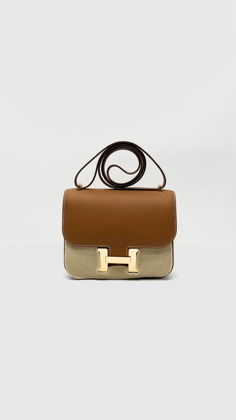 Brand New. Hermes Constance 18 Gold Epsom GHW. GAC167BU|16739