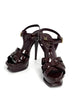 Preowned. Ysl Tribute Heel Patent Brown. 38|8368