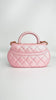 Brand New. Chanel Oval Top Handle Pink. N0NHLPU0|4008