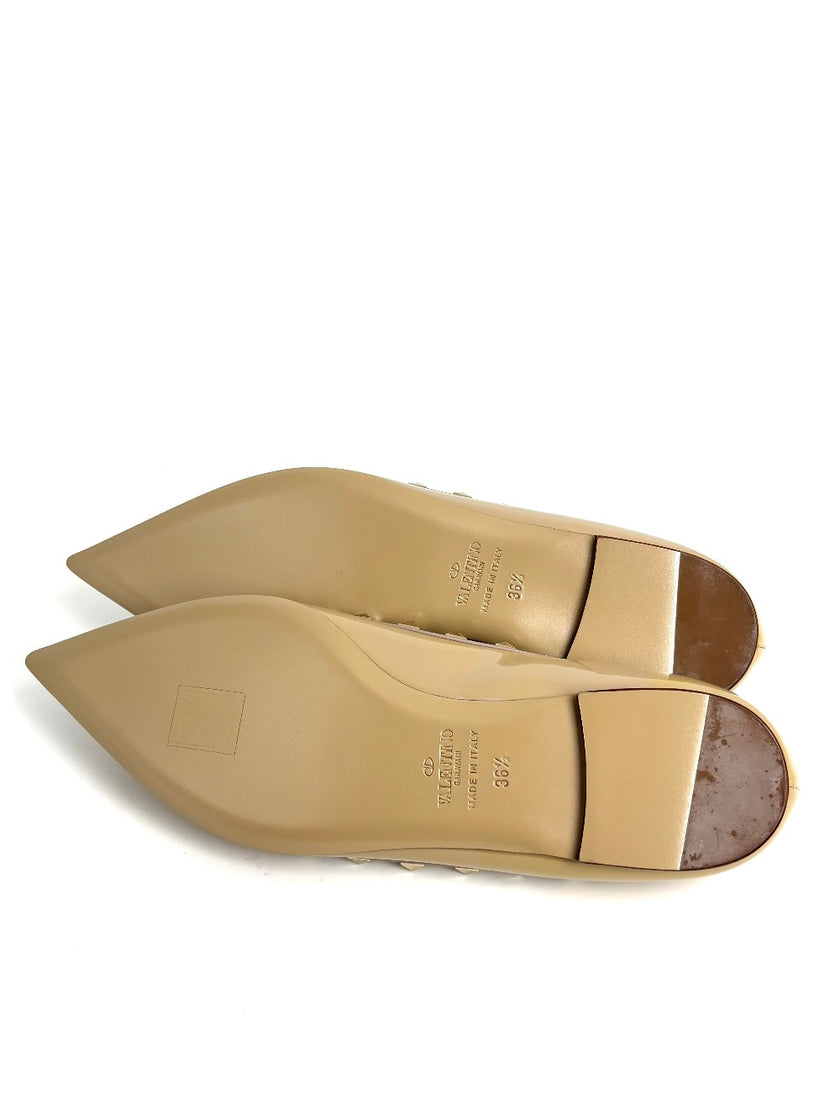 Brand New. Valentino Flats Nude. 36.5|8446