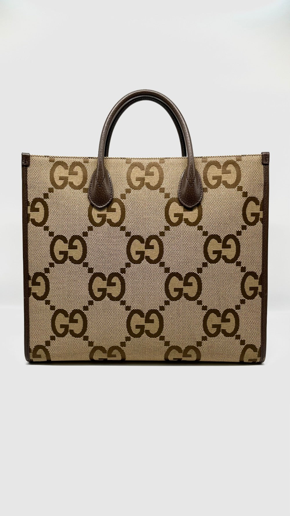 Preowned. Gucci GG Jumbo Canvas Tote|7869