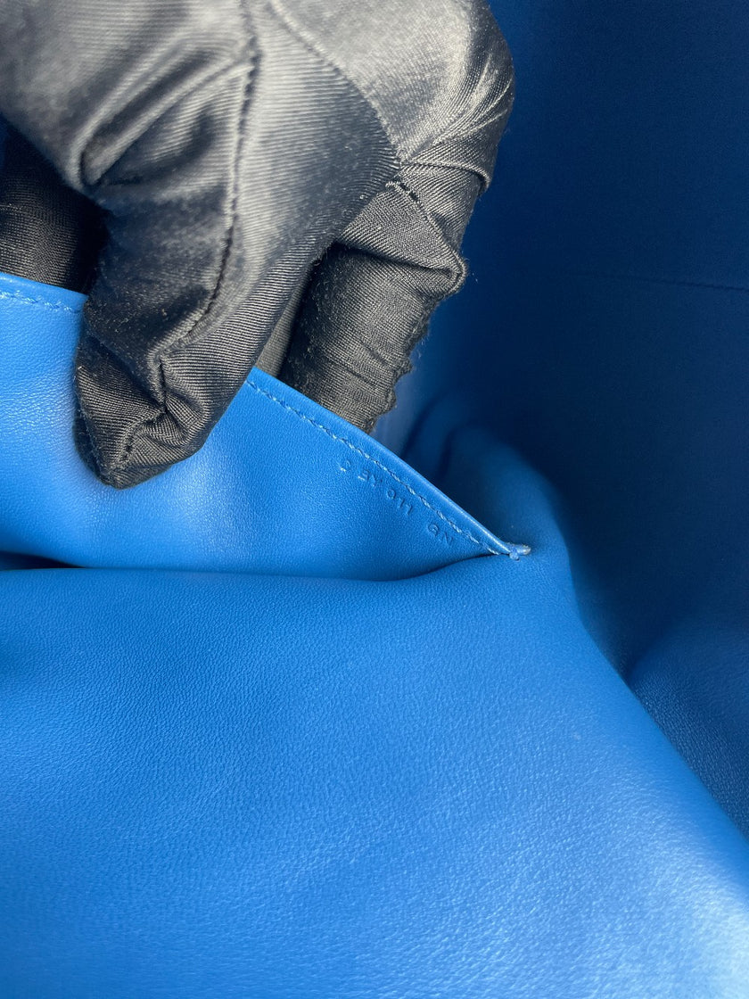 Preowned. Hermes Toolbox 26 Blue Zanzibar GHW. CBY011GN|3684